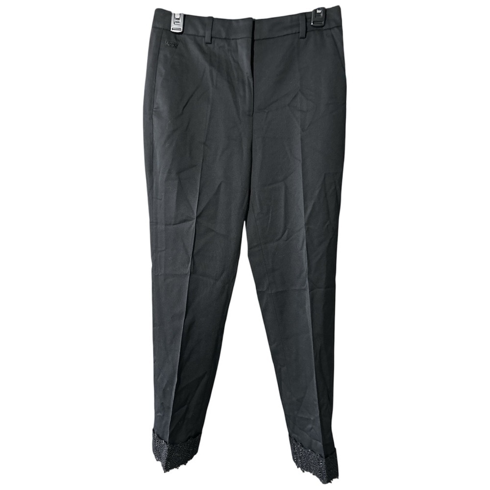 The Kooples Black Tailored Trousers with Lace Detail 36 = US 4